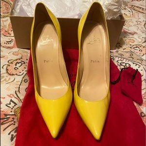 Christian Louboutin Décolleté Patent Heels